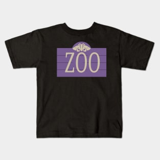 Zoo Sign Logo Kids T-Shirt